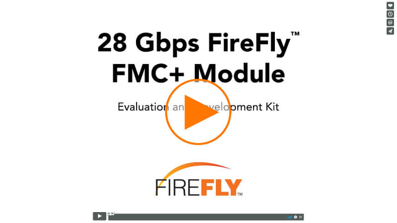 Samtec 28 Gbps FireFly™ FMC+ Module