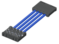2.00 mm High-Speed Press-Fit Twinax Cable Assembly