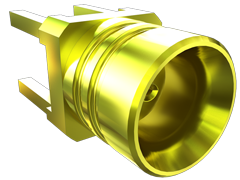 50 Ohm MMCX High-Vibration Jack or Plug, Through-hole