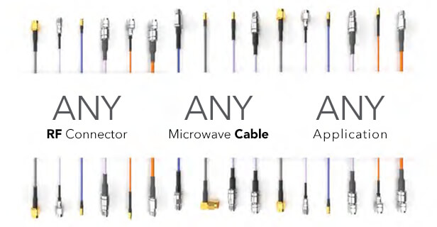 mix and match any connector, cable, and applictaion