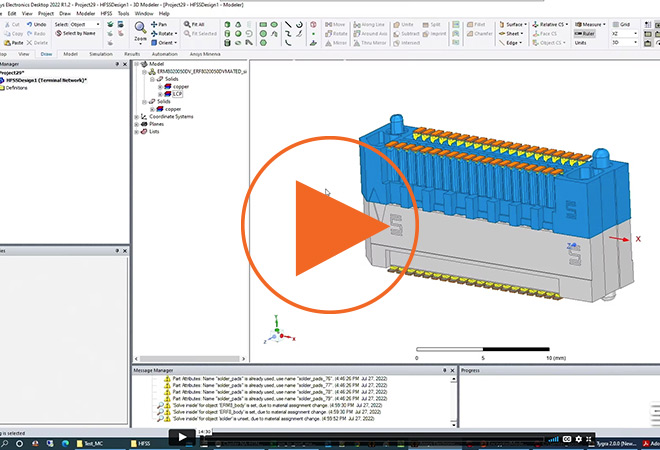 Encrypting Ansys 3D Components from Samtec - Video