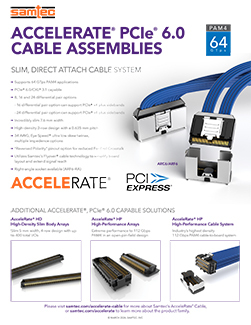 AcceleRate® Cable PCIe® eBrochure