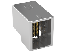 IN DEVELOPMENT: ExaMAX® I/O 2.00 mm Shielded Die Cast Panel Cage
