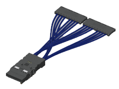 Double Density Flyover® QSFP Cable System