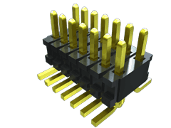 Surface Mount Micro Header, 0.050" x 0.100" Pitch