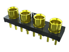 5.00 mm 50 欧姆联动微小型射频插座，PCB板安装