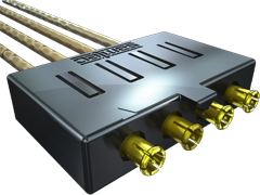 5.00 mm 75欧姆联动微小型射频插头，电缆组件