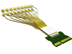 PCI Express® Cable Assembly with Low Loss Microwave Cable
