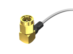 50 Ohm HF-Kabelkonfektion,  semi-flexibles AWG 19-Kabel