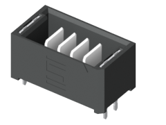 2,00 mm mPOWER® Ultra Micro Power Terminal, vertikal​​​​​​​