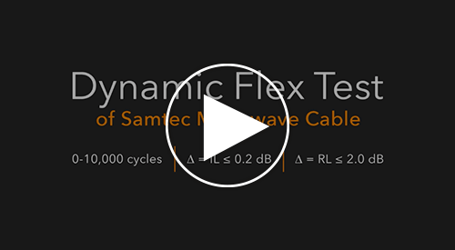 ビデオ microwave cable dynamic flex test